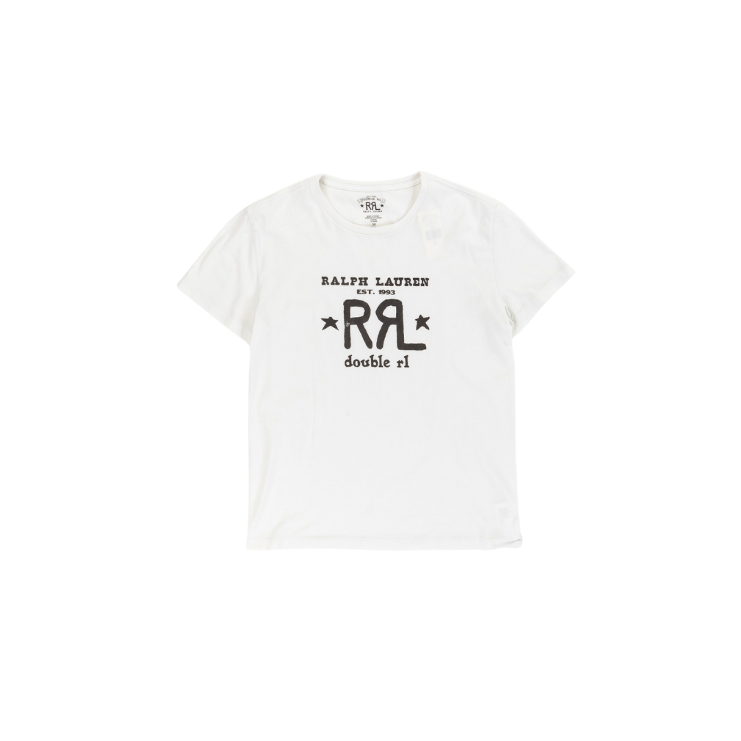 Double RL Logo Tshirt, White