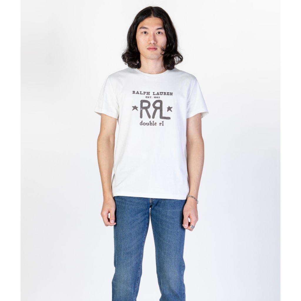 Double RL Logo Tshirt, White